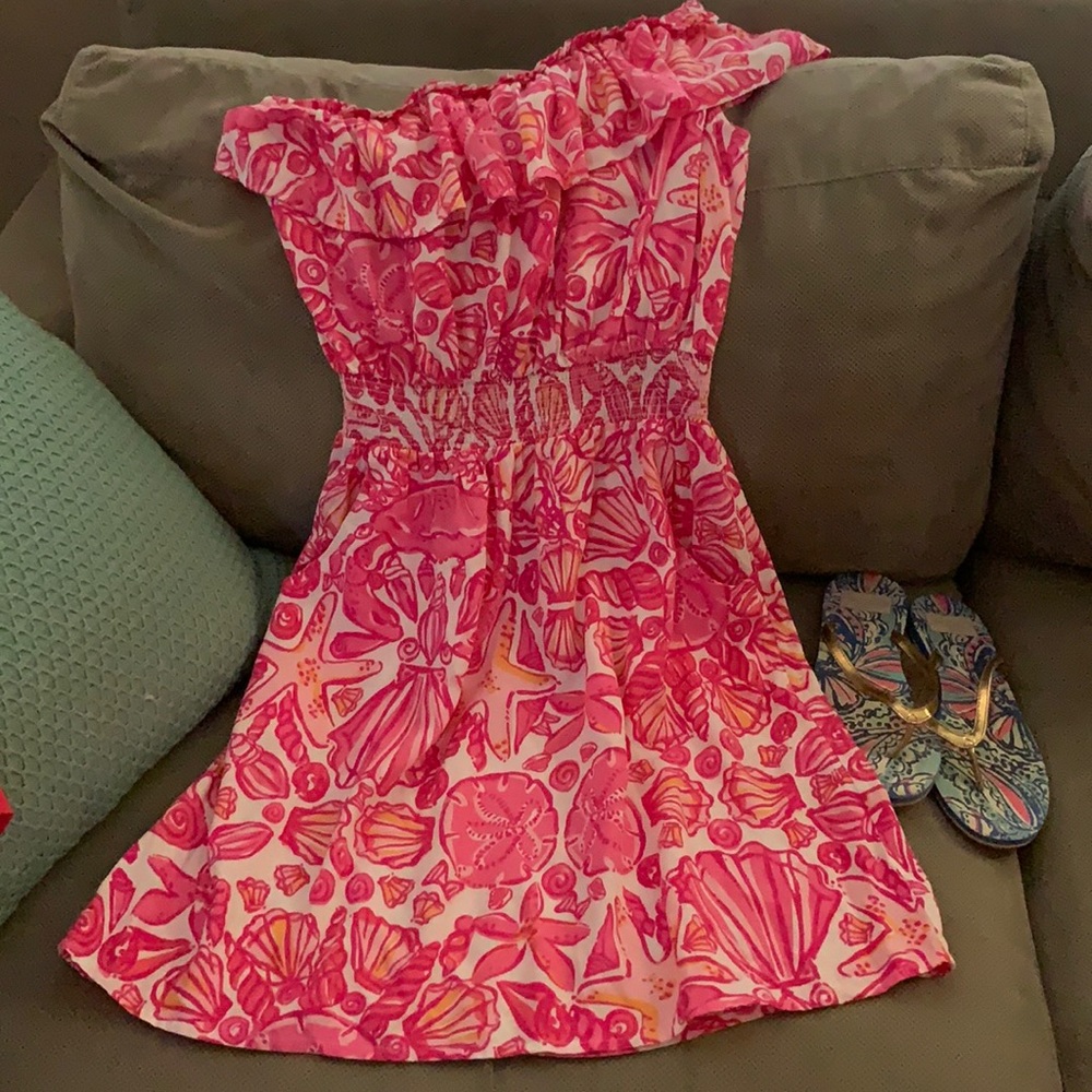 Lilly Pulitzer off the shoulder dress M